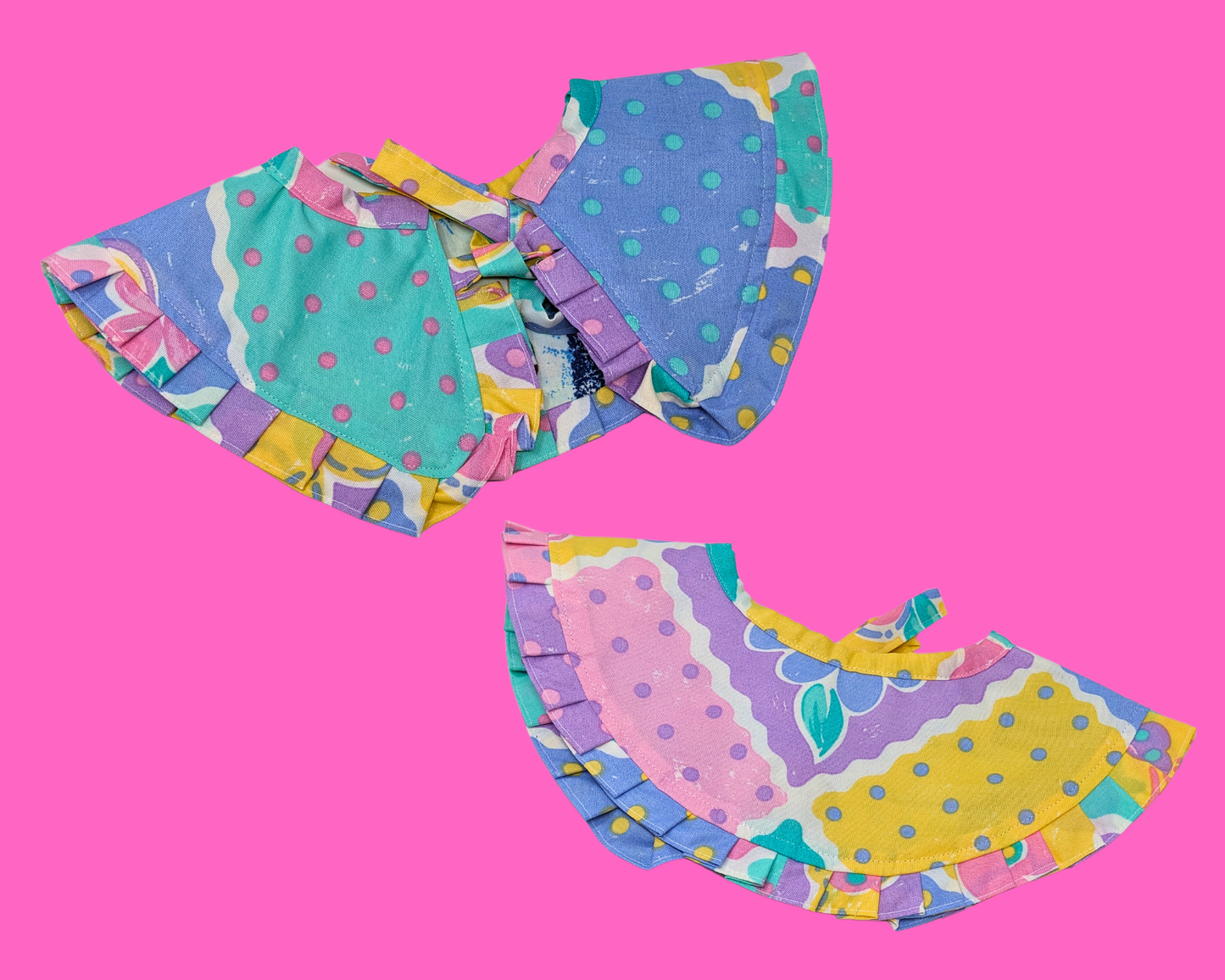 Collier pèlerin Star Wars réversible, fait main et recyclé, avec volant