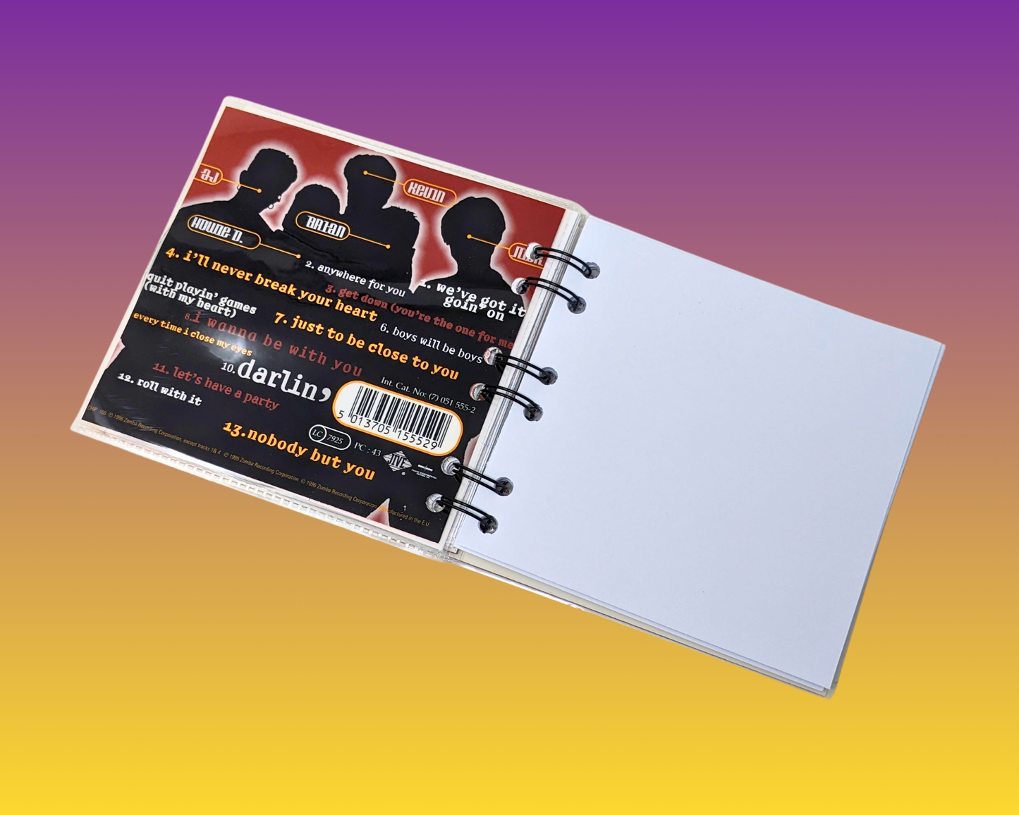 Backstreet Boys CD Notebook