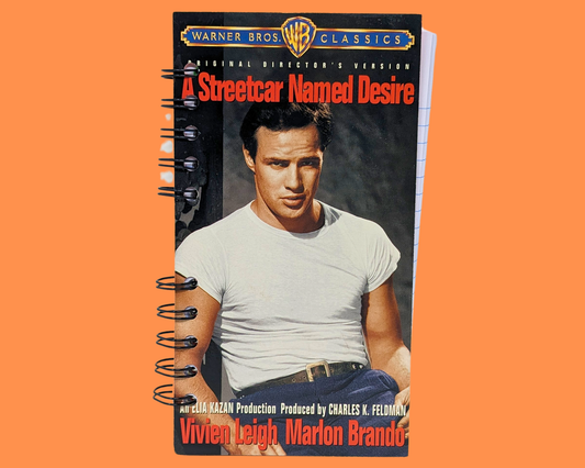 Carnet de notes VHS du film Un tramway nommé Désir