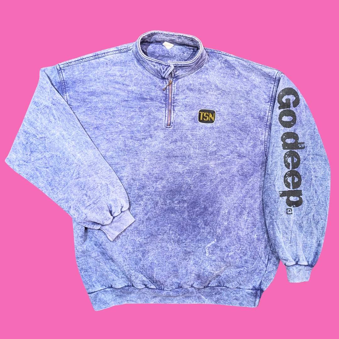 Vintage 1990's Blue TSN Crewneck Size XL