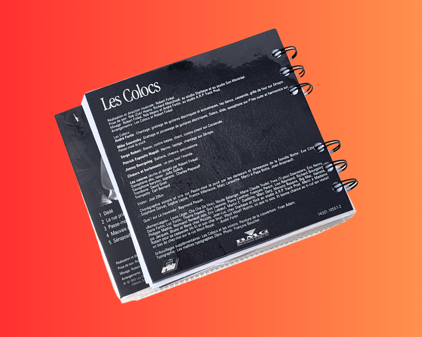 Les Colocs CD Notebook