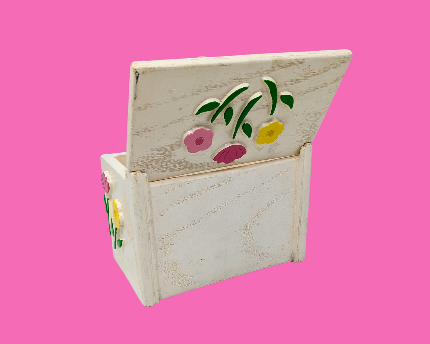 Petite boîte à recettes vintage des années 1960