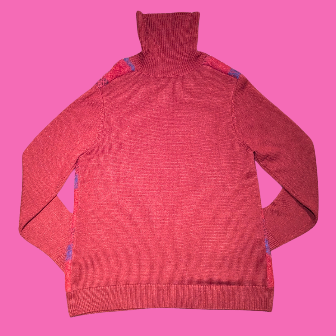 Plaid Sweater Size XL