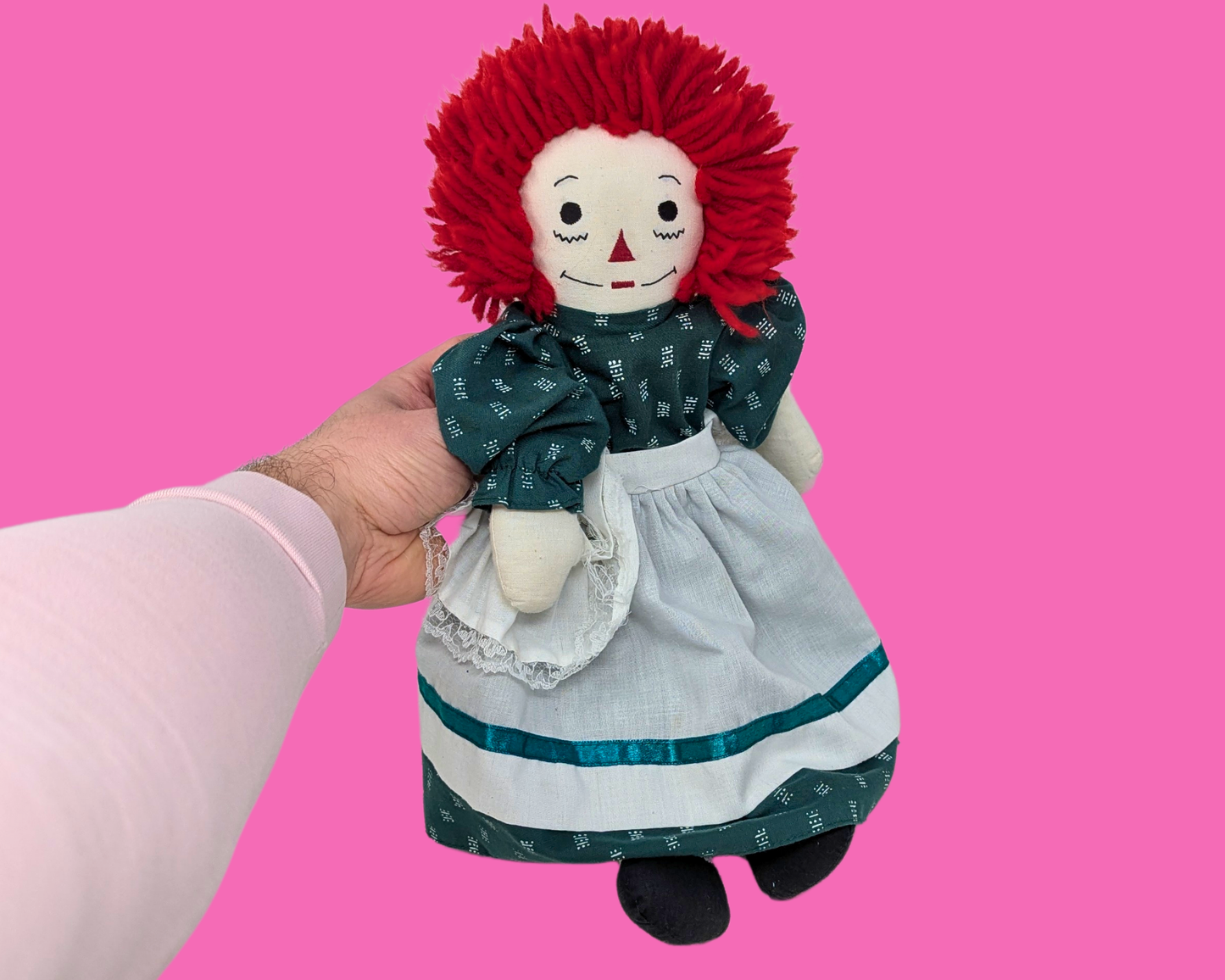Petite poupée Raggedy Ann vintage des années 1980