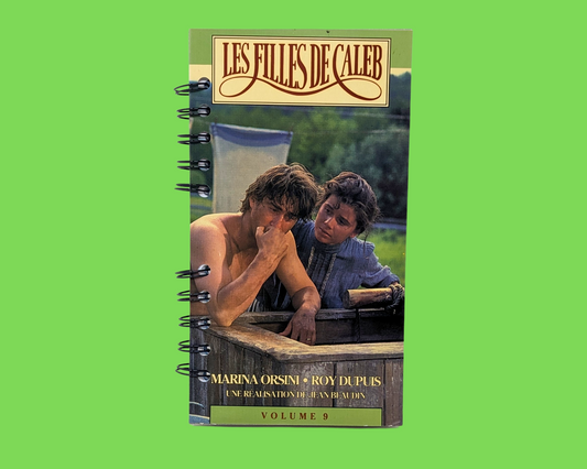 Les Filles de Caleb VHS Movie Notebook