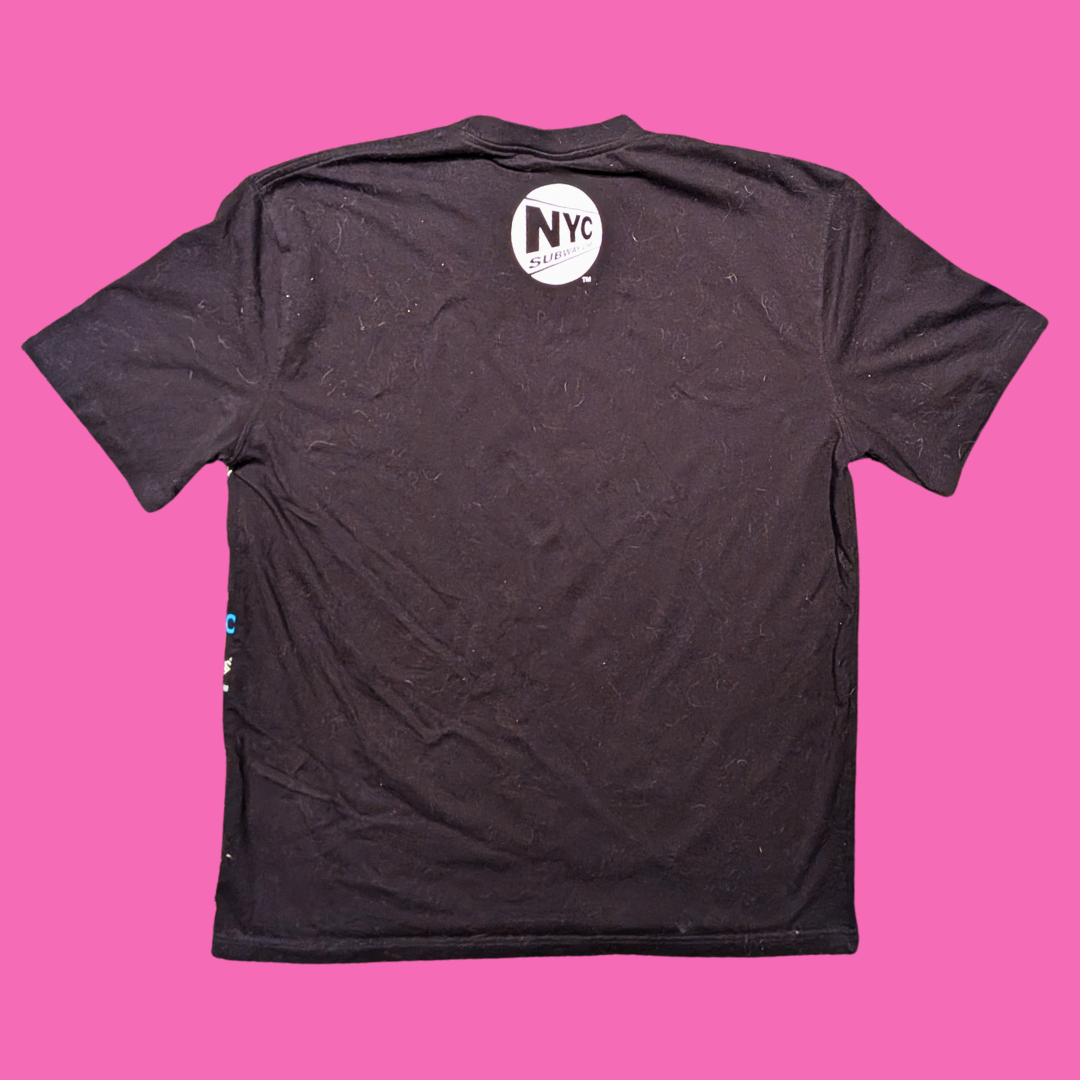 New York City Subway Map T-Shirt Size XL