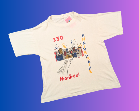350e Anniversaire Montréal T-Shirt Size L