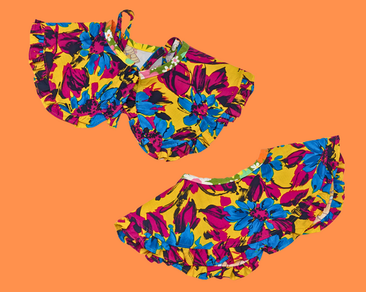 Collier pèlerin réversible Disney Le Roi Lion fait main, recyclé et avec volant