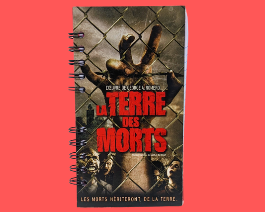 Carnet de notes VHS du film La Terre des morts