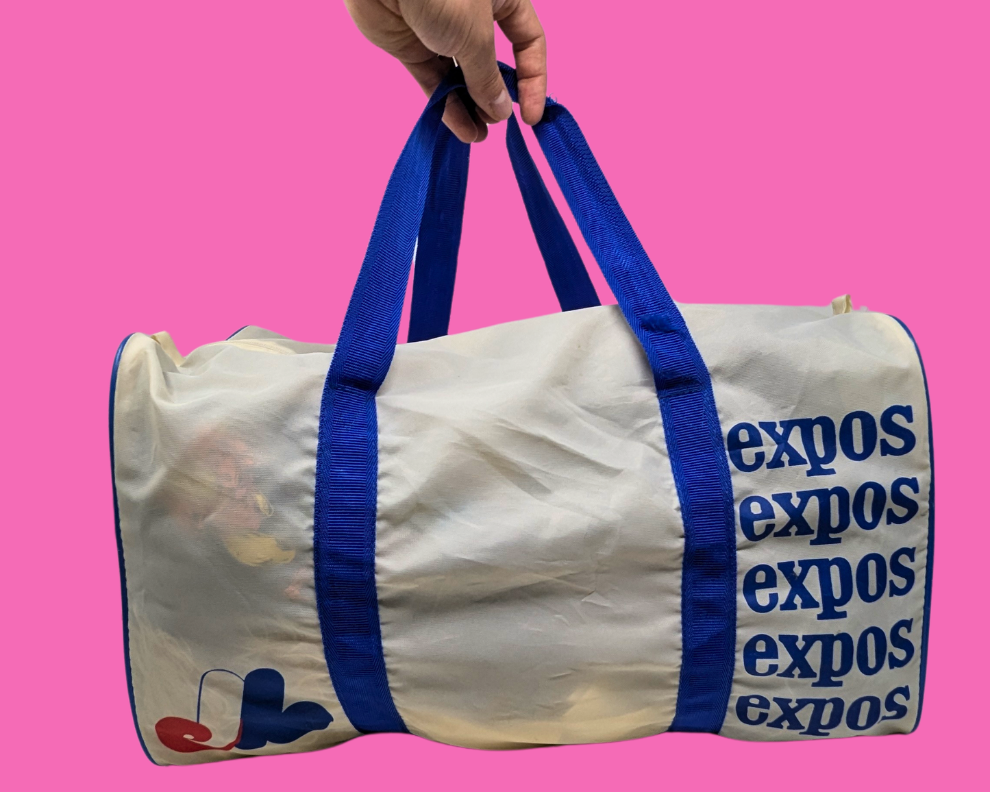 Sac de sport à bandoulière Sergaz, Cooper, Expos de Montréal, vintage des années 1990
