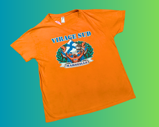 Orange, Virage Sud Marseille T-Shirt Size L