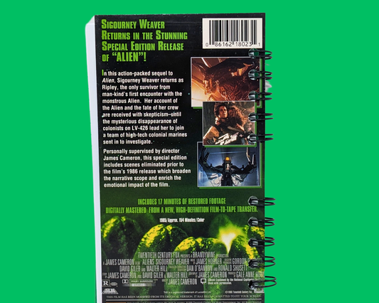 Carnet de notes VHS Aliens