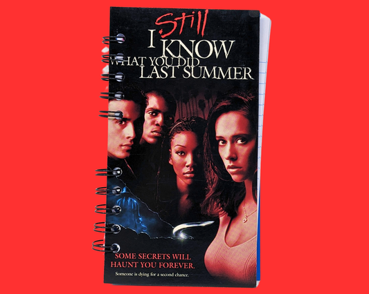 Carnet de notes VHS de films Still I Know What You Did Last Summer