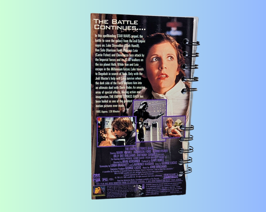 Star Wars, The Empire Strikes Back VHS Movie Notebook