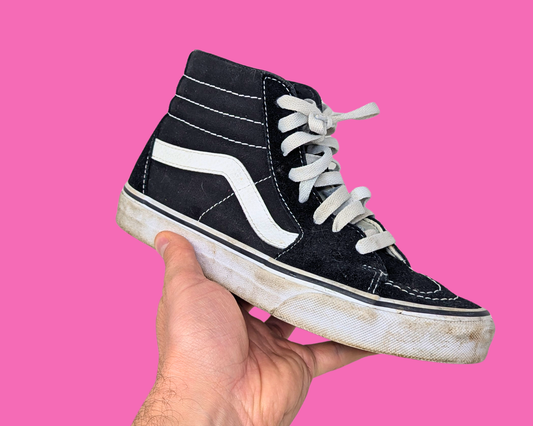 Black Vans Sneakers for Women Size US 7.5