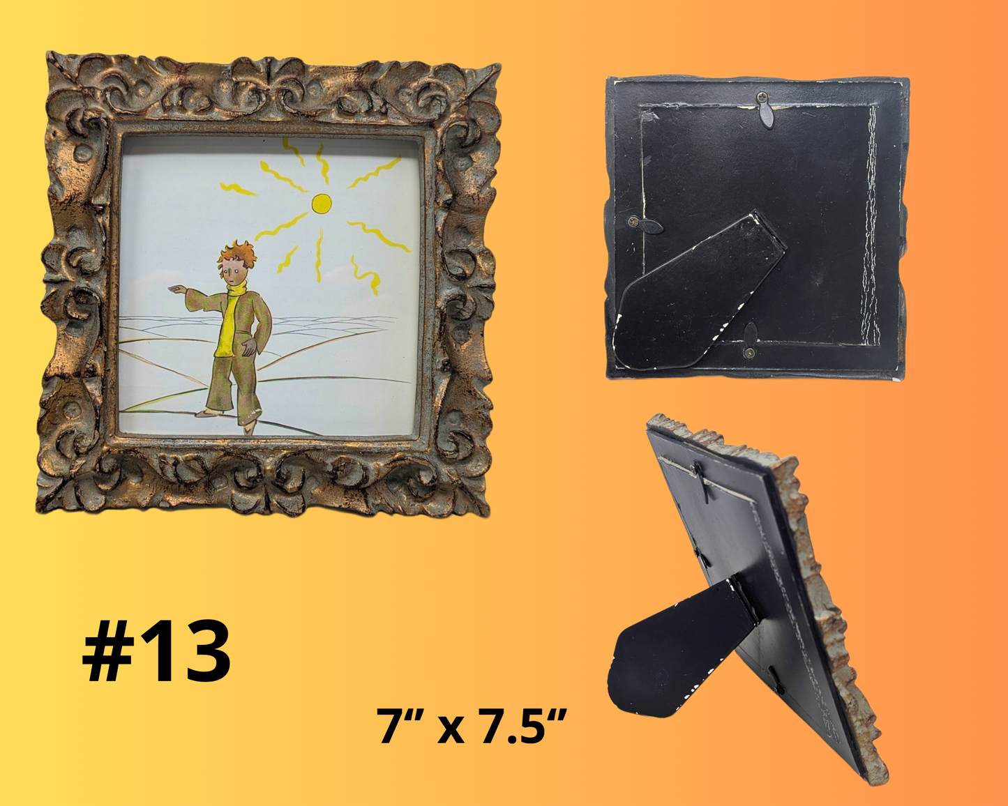 The Little Prince, Le Petit Prince Antoine de Saint-Exupéry, Decorative Frames and Notebooks