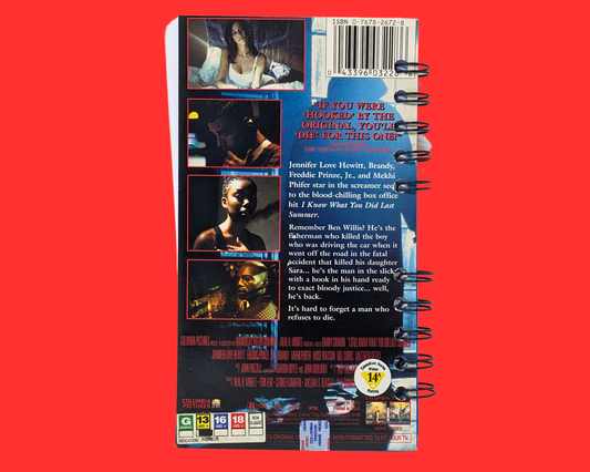 Carnet de notes VHS de films Still I Know What You Did Last Summer