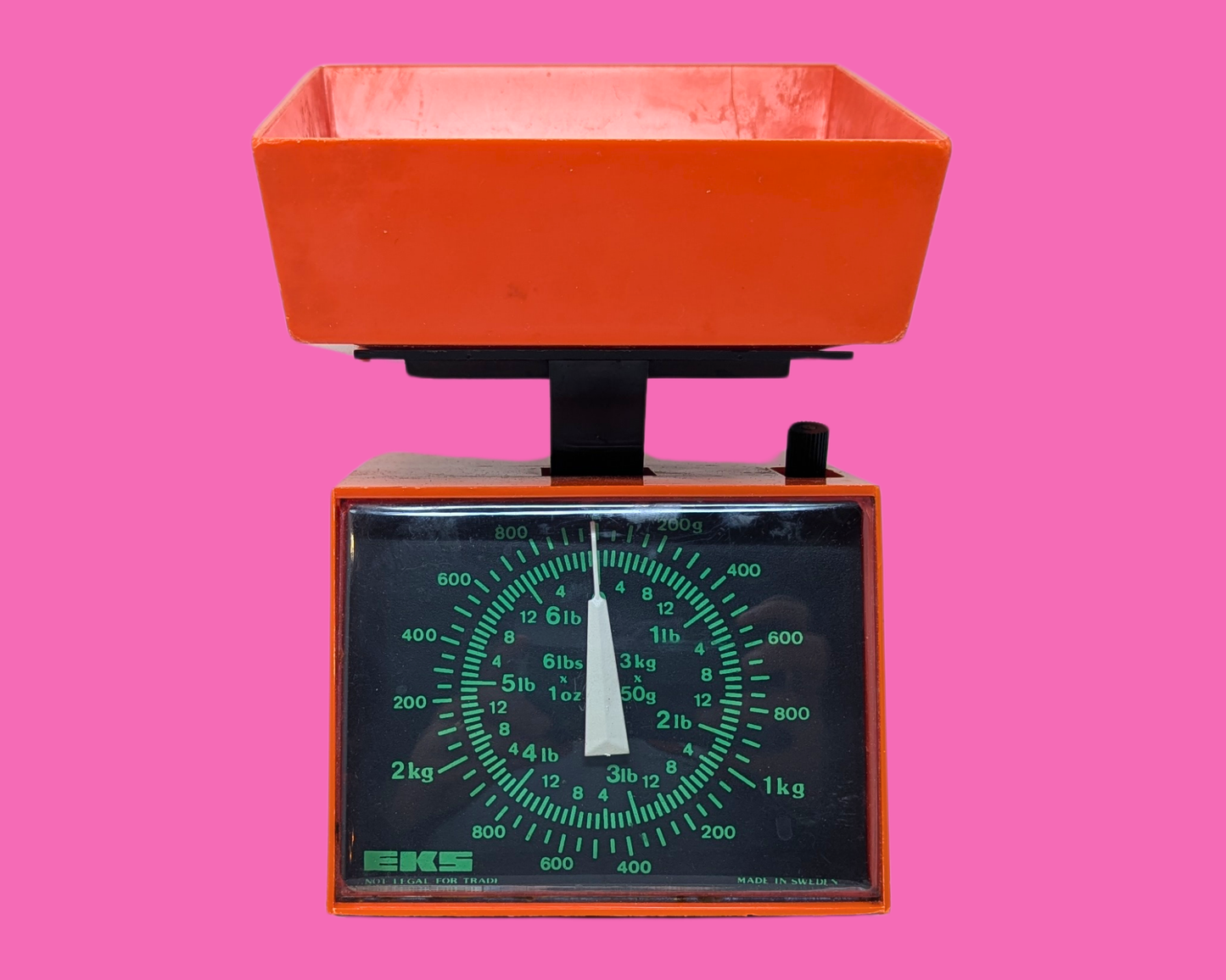 Balance de cuisine vintage des années 1980, fabriquée en Suède