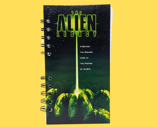 Carnet de notes VHS du film Alien Legacy