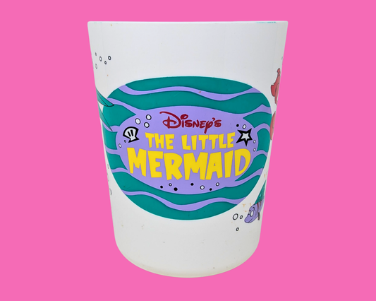 Vintage 1990's Disney's The Little Mermaid Trash Can