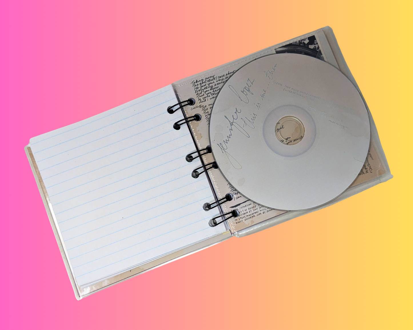 Jennifer Lopez, This is Me... Then CD Notebook