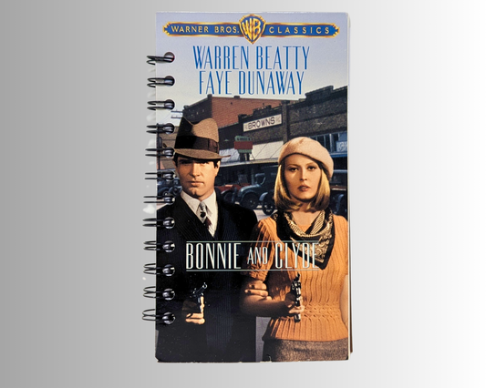 Carnet de notes VHS du film Bonnie et Clyde