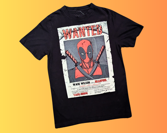 Deadpool Wanted T-Shirt Size S