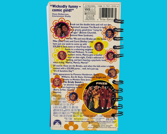 The Brady Bunch Movie VHS Movie Notebook