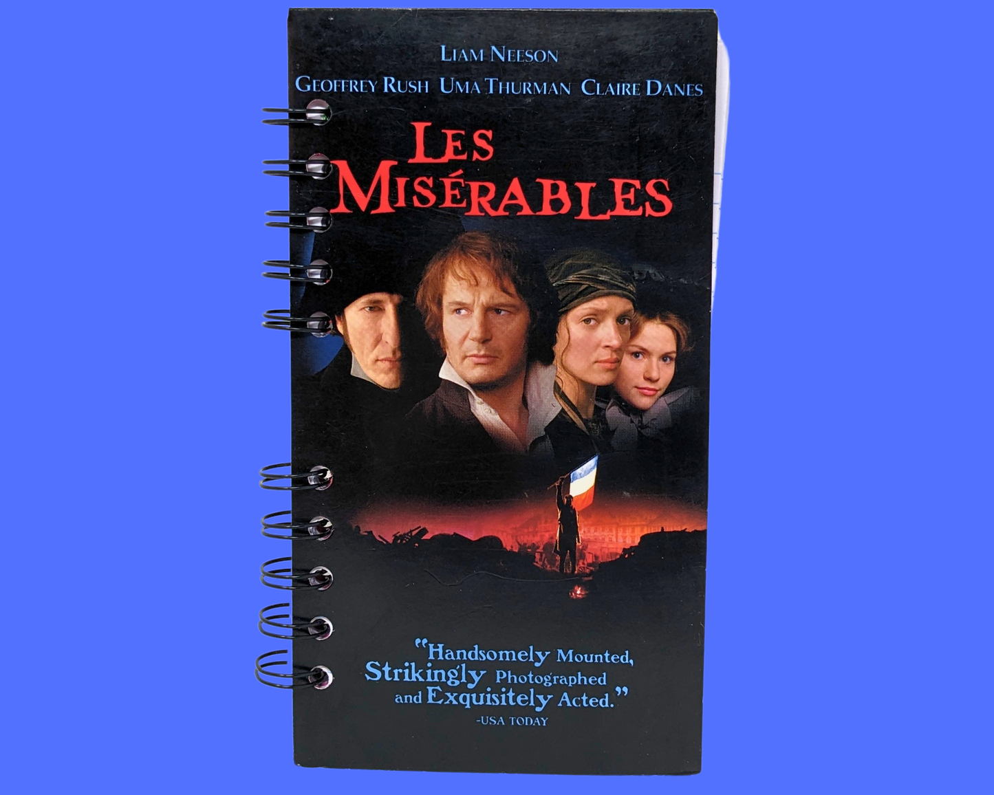 Carnet de film VHS Les Misérables