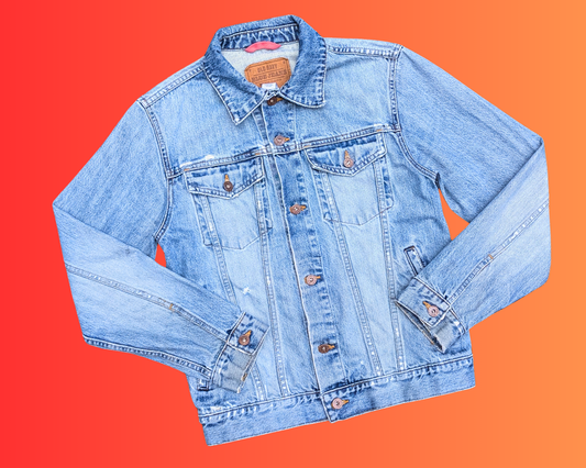 Handmade, Upcycled Jonas Brothers, What a Man Gotta Do Denim Jacket Size S