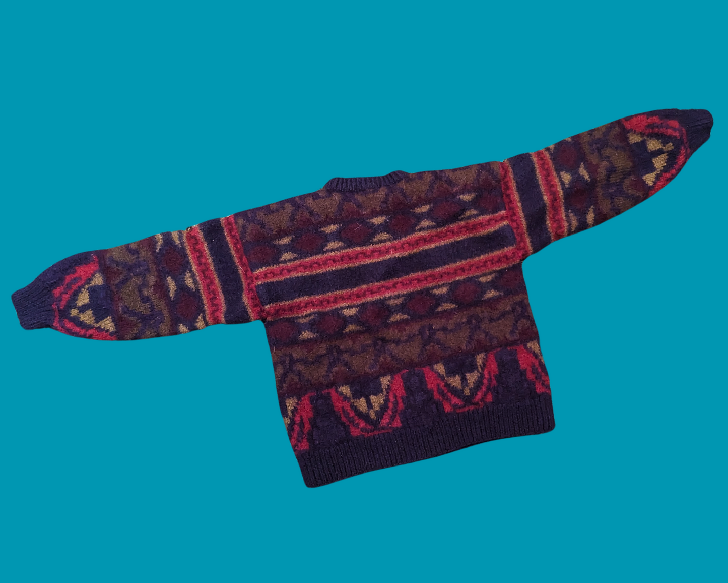 Vintage 1980's Genuine Wool Sweater Size XS