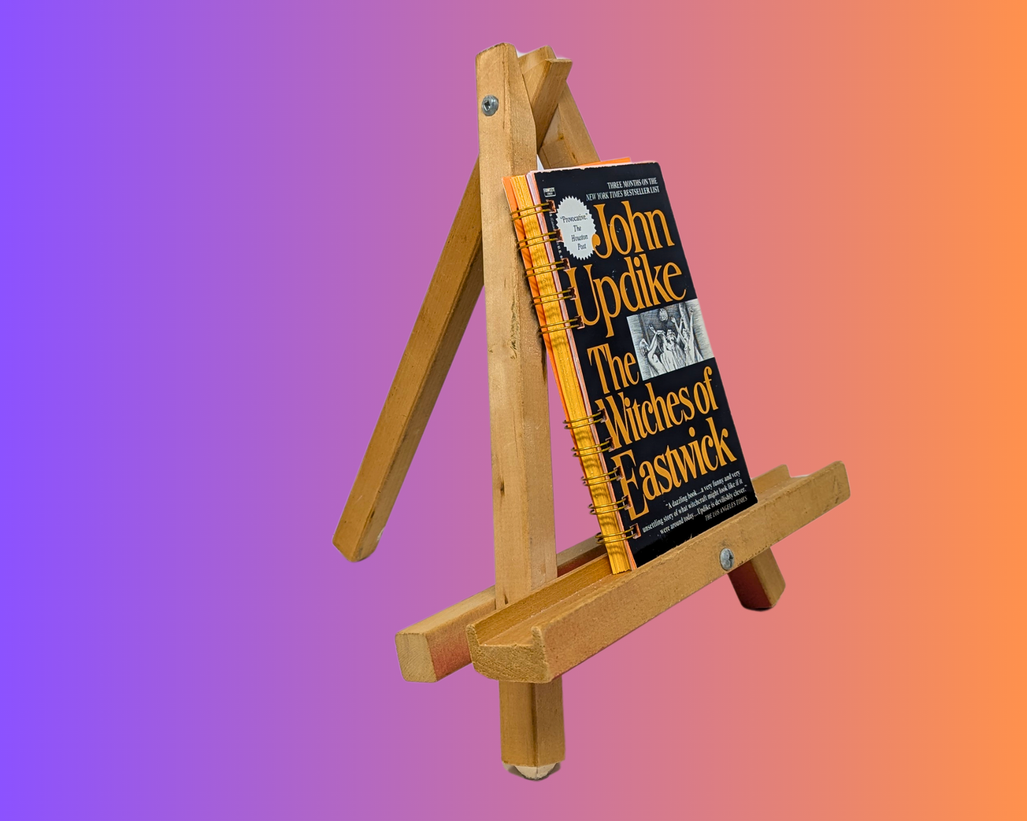 Handmade and Upcycled The Witches of Eastwick Novel by John Updike Notebook