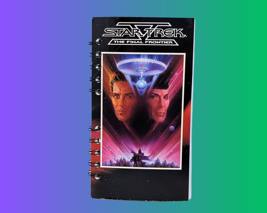 Star Trek V The Final Frontier VHS Movie Notebook