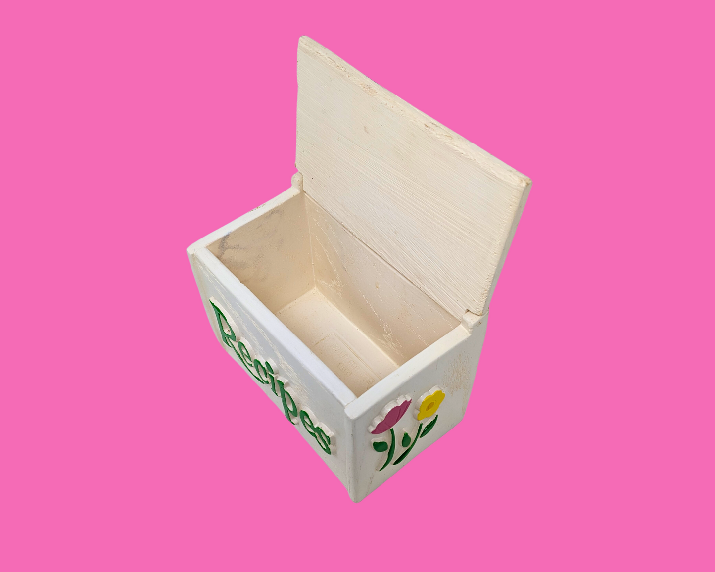 Petite boîte à recettes vintage des années 1960