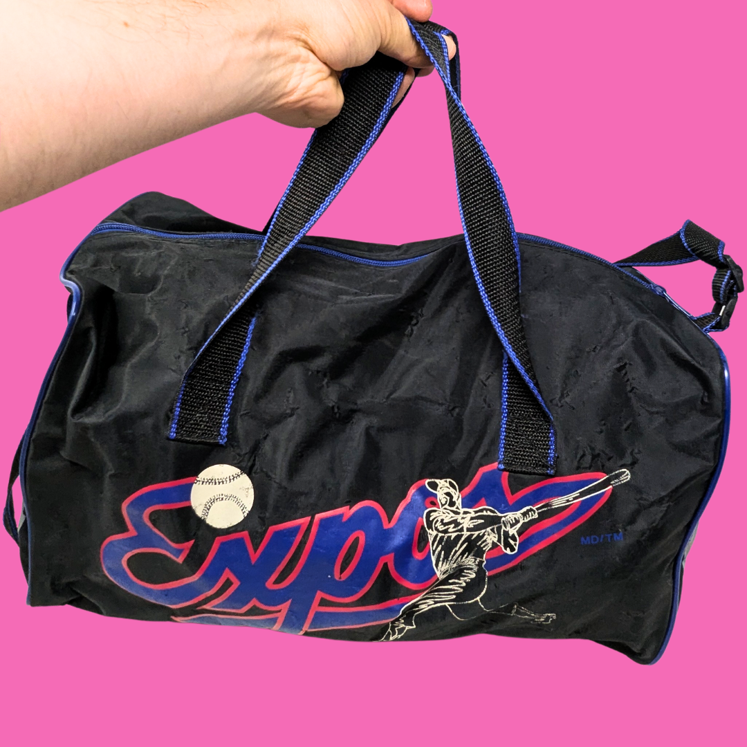 Vintage 1990's The Montreal Expos Sports Bag