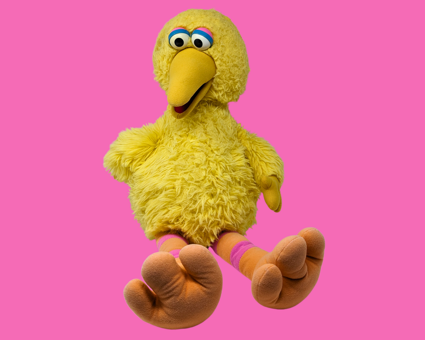 Peluche géante vintage des années 1990 en forme d'oiseau