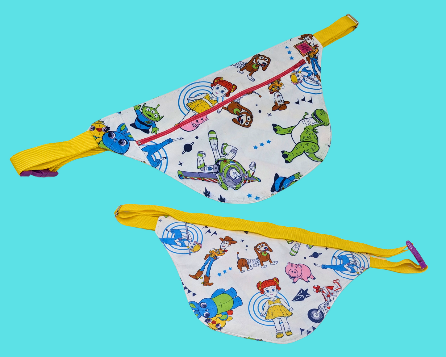 Sac banane Toy Story fait main et recyclé