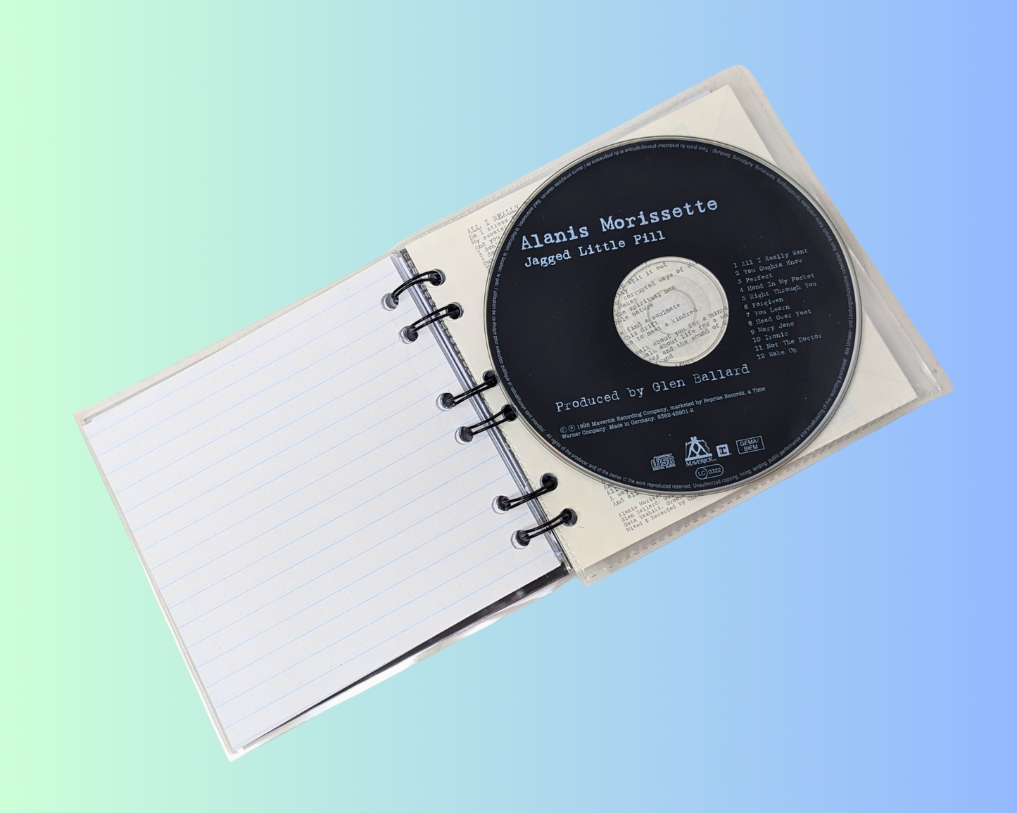 Alanis Morissette, Jagged Little Pill CD Notebook