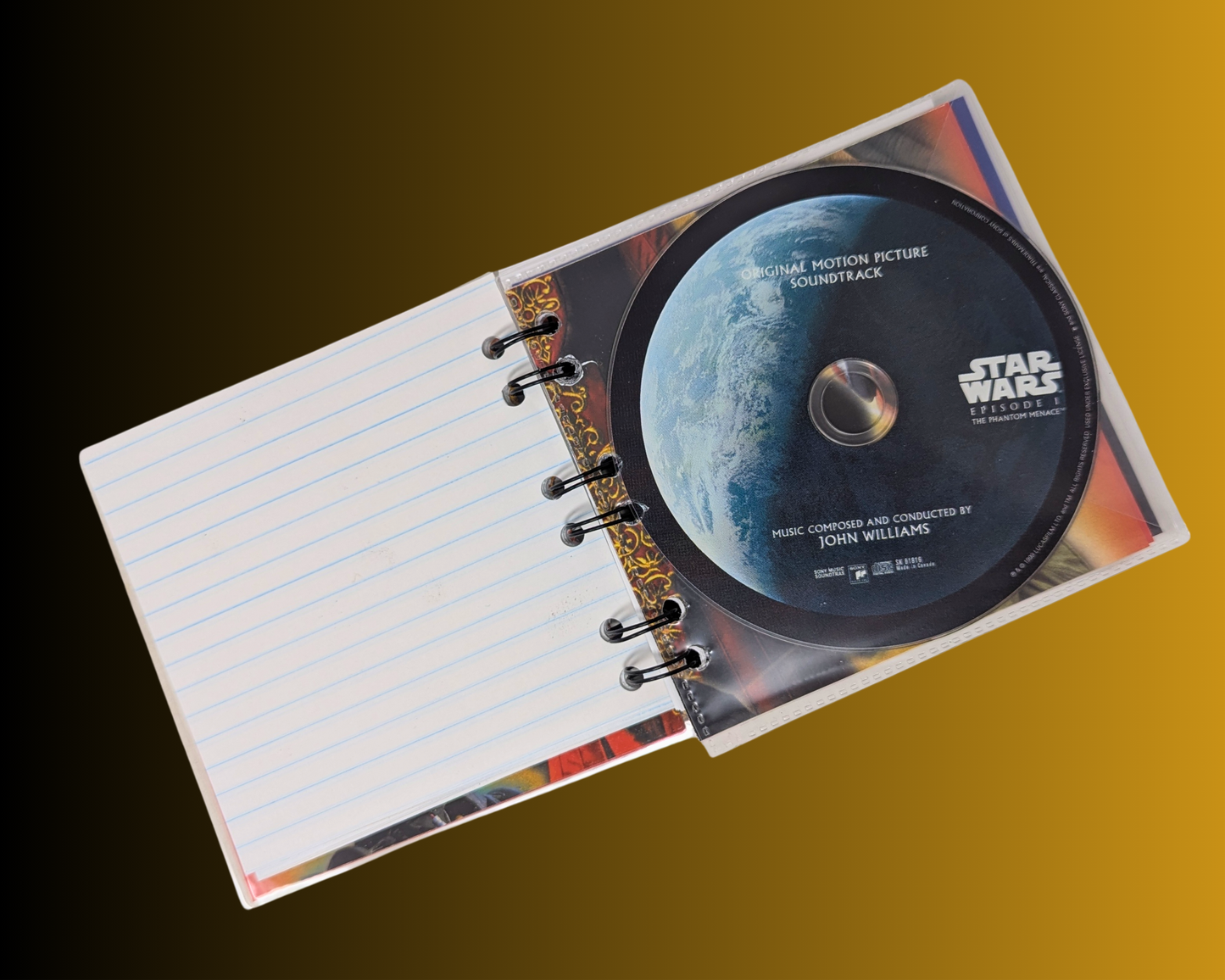 Carnet CD de la bande originale de Star Wars Episode I