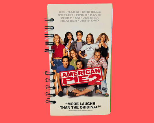 Carnet de notes VHS du film American Pie 2
