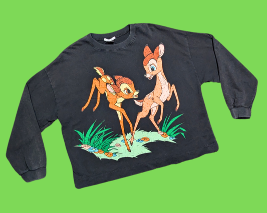 Pull Bambi de Walt Disney Y2K taille S