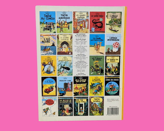 Tintin et l'Étoile Mystérieuse vintage des années 1980