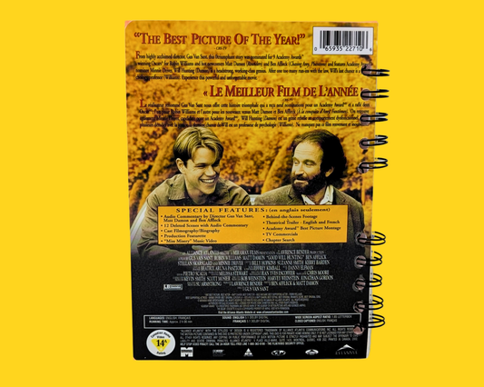 Carnet de notes du film DVD Will Hunting