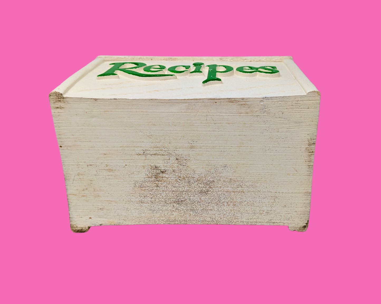 Petite boîte à recettes vintage des années 1960