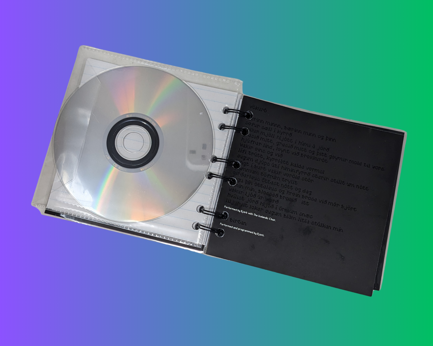 Bjork, Medulla CD Notebook