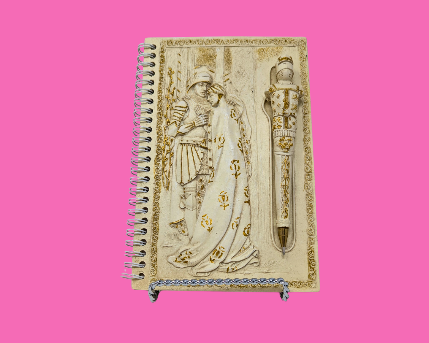 Vintage 1990's Brand New Medieval Notebook with Pen