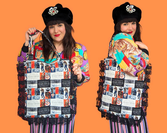Sac fourre-tout Star Wars fait main et recyclé