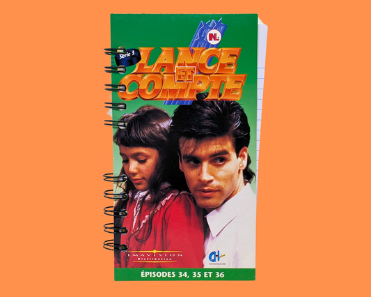Lance et Compte VHS Movie Notebook