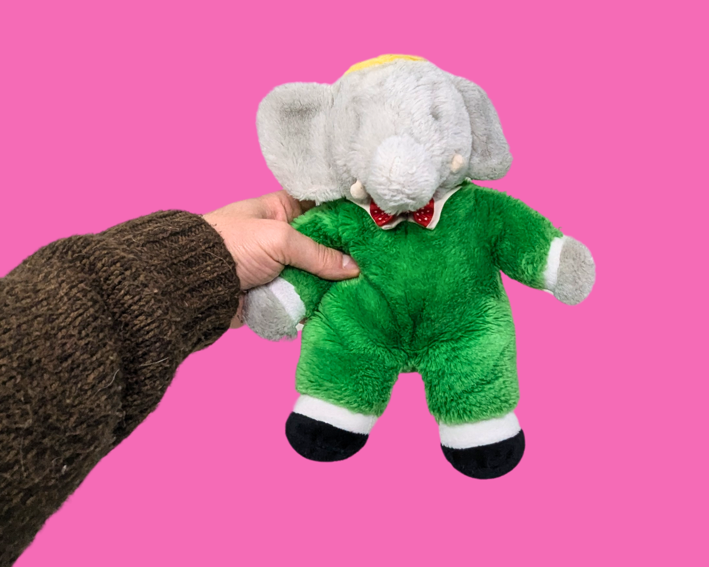 Peluche Babar vintage des années 1990
