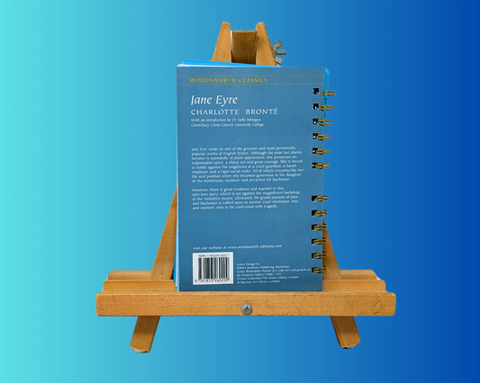 Carnet de notes fait main et recyclé inspiré du roman Jane Eyre de Charlotte Bronté